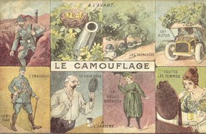 Camouflage (farve litho) af French School