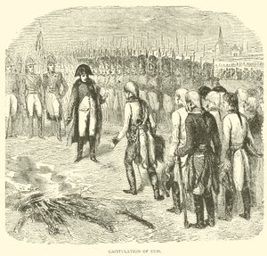 Kapitulation af Ulm (gravering) af French School