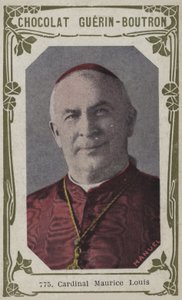 Kardinal Maurice Louis (farvet foto) af French School