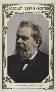 Carducci, italiensk digter (farvet foto) af French School