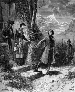 Carl Von Linne naturforsker og svensk forfatter (1707 - 1778) forlod sin forlovede for en rejse til England og Holland. af French School