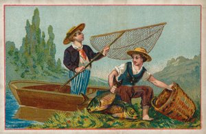 Karpe (chromolitho) af French School