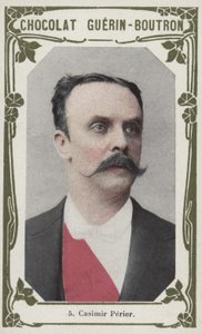Casimir Perier (farvet foto) af French School