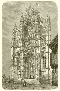 Katedralen i Beauvais af French School