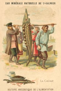 Kaviar (chromolitho) af French School
