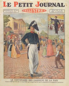 Centenary of the Guardians of the Peace, forsideillustration af Le Petit Journal, 24. marts 1929