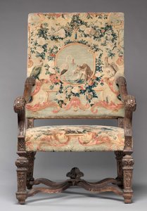 Stol, fabrikant Savonnerie Factory, før 1717 af French School