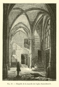 Kapel af tårnet i Saint-Benoist kirken af French School