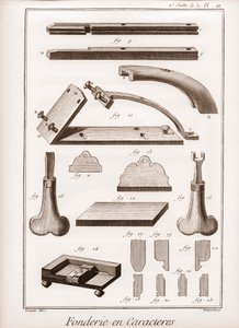 Character Foundry - "" The Great Encyclopedie, or Dictionary of the Sciences, Arts and Professions" af Denis Diderot (1713-1784) og Jean d