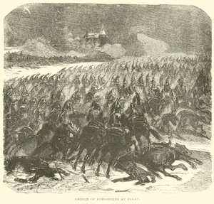 Anklage for Cuirassiers ved Eylau (gravering) af French School