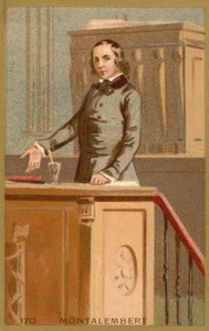 Charles Forbes Rene de Montalembert, fransk historiker