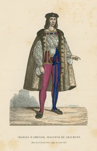 Charles II dAmboise, Seigneur de Chaumont  af French School