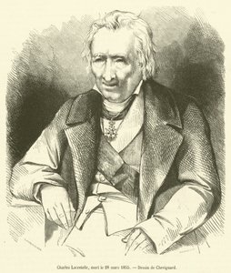 Charles Lacretelle, død 28. marts 1855 (gravering) af French School
