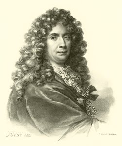Charles Le Brun, portræt (gravering) af French School