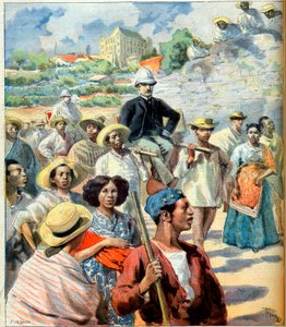 Charles Le Myre de Vilers (1833-1918) i Madagaskar (forsøg på forsoning mellem Tananarive-regeringen og Frankrig) illustration fra 