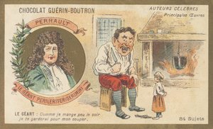 Charles Perrault (1628-1703), fransk mand af bogstaver, forfatter til "Le geant Perileriferigerimini" af French School