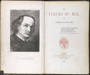 Charles Pierre Baudelaire, Ondskabens blomster af French School