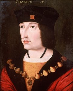 Charles VIII af Frankrig af French School