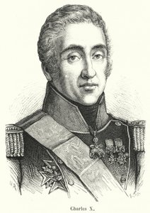 Charles X (gravering) af French School