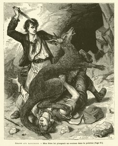 Kængurujagt (gravering) af French School