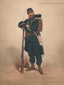 Jæger til fods, Kampagnekjole af French School