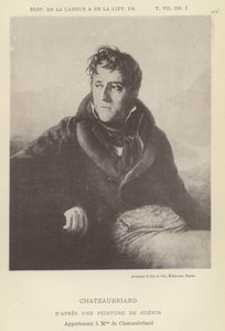 Chateaubriand (litho) af French School