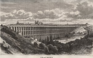 Chaumont - Haute-Marne - indgravering i "La France illustrée: geografi, historie, statistisk administration" af V.A. Malt-Brown. 1884 af French School