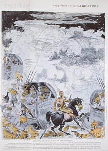 Kemisk krigsførelse under belejringen af Mozambique, fra "La Caricature af French School