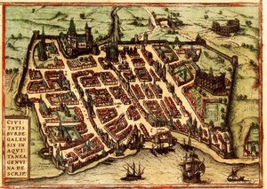 Hovedby i den keltiske gruppe Bituriges Vivisci, Bordeaux, Frankrig af French School