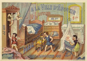 Børneværelse, med amoriner af French School