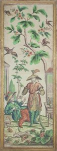 Chinoiserie tapet af French School