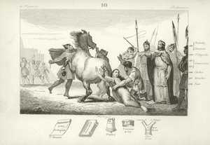 Chlothar II, King of the Franks  af French School
