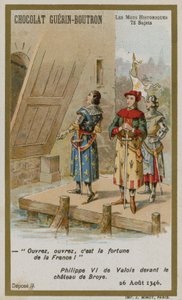 Chocolat Guerin-Boutron byttekort, Historic Words-serien af French School