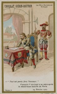 Chocolat Guerin-Boutron byttekort, Historic Words-serien af French School