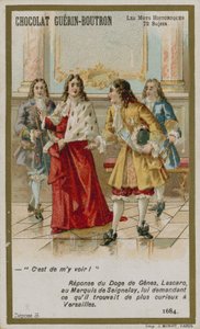 Chocolat Guerin-Boutron byttekort, Historic Words-serien af French School