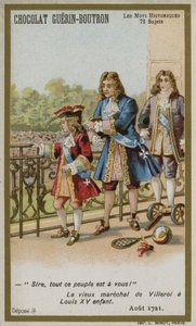 Chocolat Guerin-Boutron byttekort, Historic Words-serien af French School