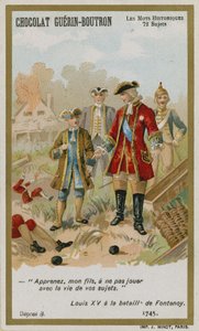 Chocolat Guerin-Boutron byttekort, Historic Words-serien af French School