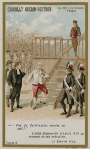 Chocolat Guerin-Boutron byttekort, Historic Words-serien af French School