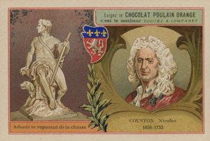 Chocolat Poulain Orange Sammelkarte von French School