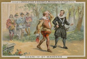 Chocolat dAiguebelle handelskort af French School