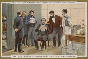 Chocolat dAiguebelle handelskort af French School