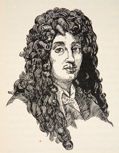 Christiaan Huygens, kopi af Boris Mestchersky (d.1957) illustration fra Histoire de la Nation Francaise, Sciences, bind I & II, af Gabriel Hanotaux (1853-1944), 1924 af French School