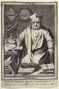Christopher Clavius (1537-1612) 69 år, udgivet af Jean Le Clerc, ca. 1606-07 af French School