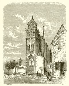 Sainte-Radegonde kirke i Poitiers af French School