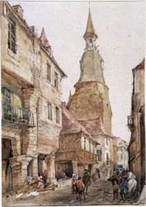 Klokketårn i Dinan af French School