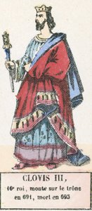 Clovis III af French School