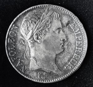 Mønt forestillende Napoleon I (1769-1821) (metal)