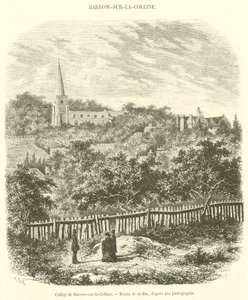 Harrow-on-the-Hill College (gravering) af French School