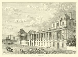 Louvres søjlegang af French School