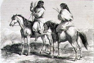 Comanche-indianere i 1860